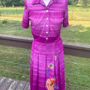 Gorgeous Rose Marie Reid Dress, Bright Violet, Size 10